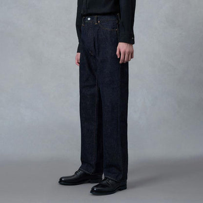 桃太郎ジーンズ 0905SP 出陣クラシックストレート ボタンフライ ビッグサイズ メンズ デニム ジーンズ テーパード ゆったりストレート 経年変化 15.7oz ジンバブエコットン