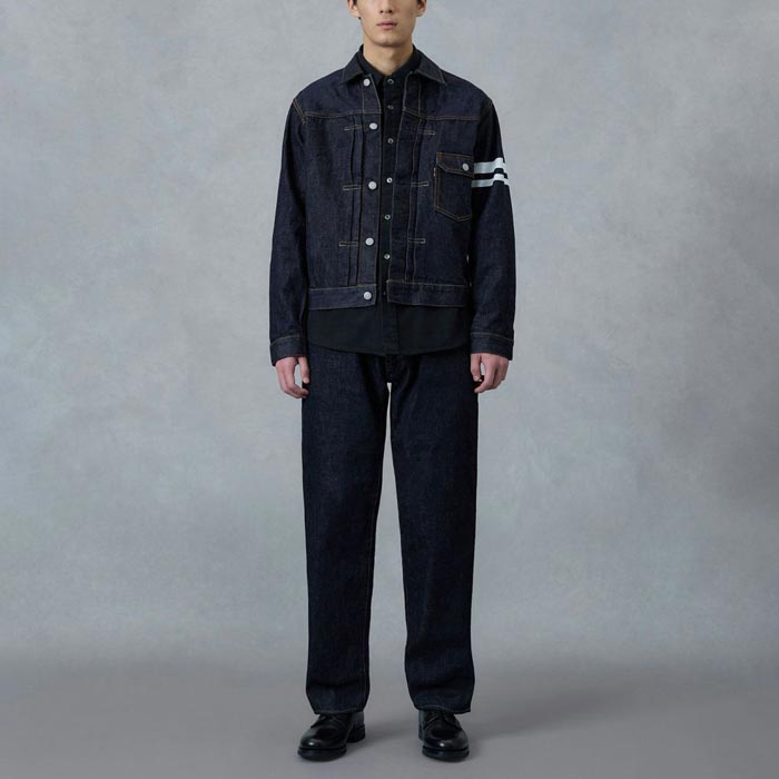 桃太郎ジーンズ 0905SP 出陣クラシックストレート ボタンフライ ビッグサイズ メンズ デニム ジーンズ テーパード ゆったりストレート 経年変化 15.7oz ジンバブエコットン