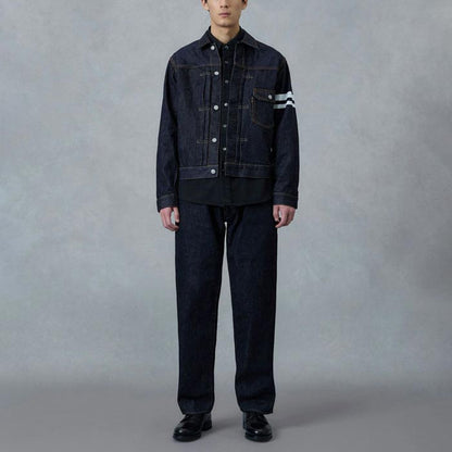 桃太郎ジーンズ 0905SP 出陣クラシックストレート ボタンフライ ビッグサイズ メンズ デニム ジーンズ テーパード ゆったりストレート 経年変化 15.7oz ジンバブエコットン