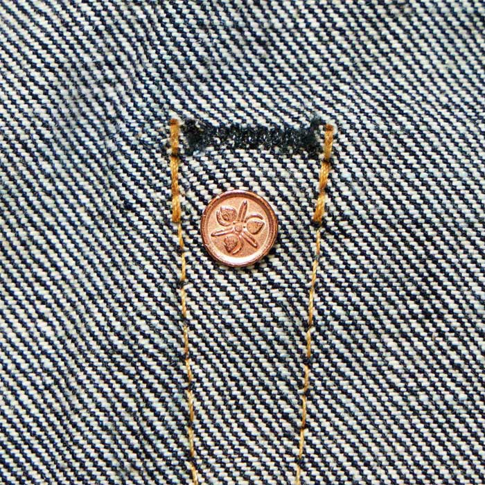 桃太郎ジーンズ 0905SP 出陣クラシックストレート ボタンフライ ビッグサイズ メンズ デニム ジーンズ テーパード ゆったりストレート 経年変化 15.7oz ジンバブエコットン