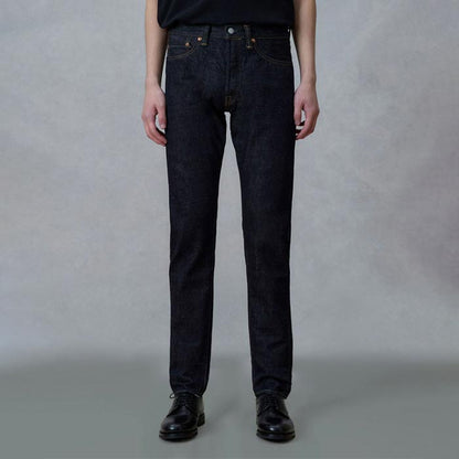 桃太郎ジーンズ 0105SPK 出陣ナローテーパード ボタンフライ 40~42インチ メンズ デニム ジーンズ テーパード 細めのストレート ジンバブエコットン