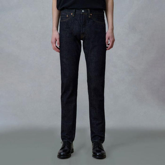 桃太郎ジーンズ 0105SPK 出陣ナローテーパード ボタンフライ 40~42インチ メンズ デニム ジーンズ テーパード 細めのストレート ジンバブエコットン