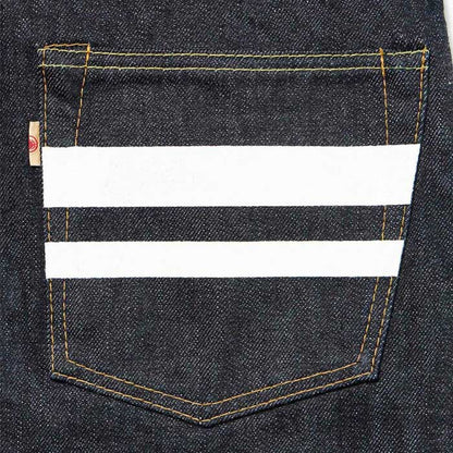 桃太郎ジーンズ 0105SPK 出陣ナローテーパード ボタンフライ 40~42インチ メンズ デニム ジーンズ テーパード 細めのストレート ジンバブエコットン