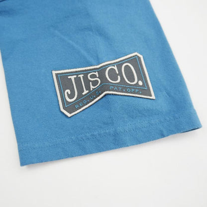フェローズ 24S-PT3 JACK'S INDUSTRIAL STEEL Co. メンズ プリント Tシャツ S.ブルー バックプリント ワッペン カスタム カットソー