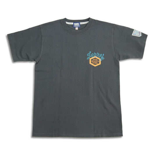 フェローズ 24S-PT3 JACK'S INDUSTRIAL STEEL Co. メンズ プリント Tシャツ S.ブラック バックプリント ワッペン カスタム カットソー