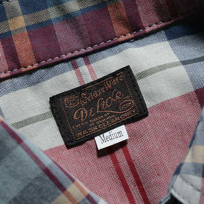 24SS デラックスウエア LV-30 MULTI CHECK PATTERN スルーチェックシャツ MULTI.CHECK 長袖 シャツ チェック