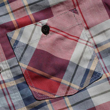 24SS デラックスウエア LV-30 MULTI CHECK PATTERN スルーチェックシャツ MULTI.CHECK 長袖 シャツ チェック
