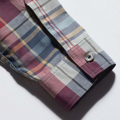 24SS デラックスウエア LV-30 MULTI CHECK PATTERN スルーチェックシャツ MULTI.CHECK 長袖 シャツ チェック