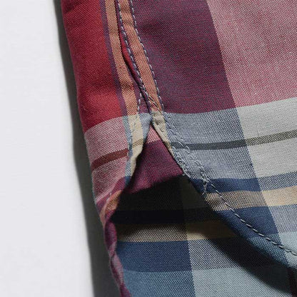 24SS デラックスウエア LV-30 MULTI CHECK PATTERN スルーチェックシャツ MULTI.CHECK 長袖 シャツ チェック