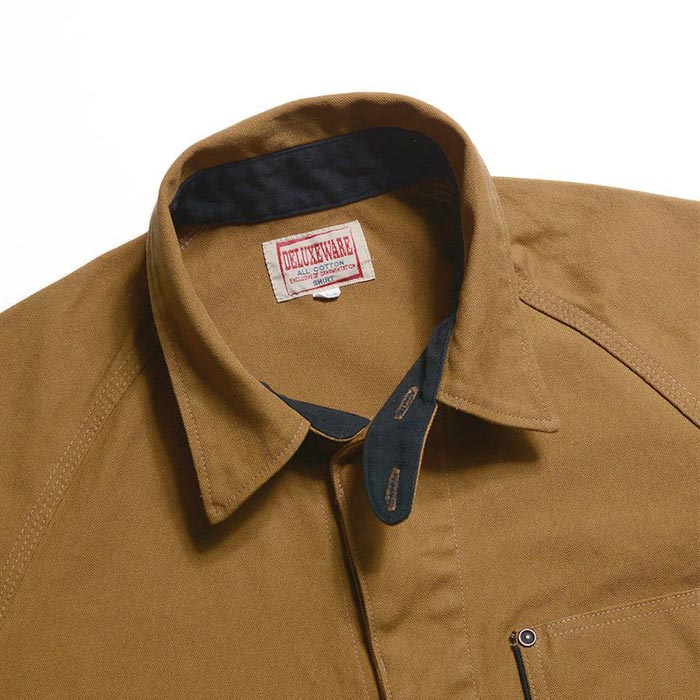 デラックスウエア 7641A 40s DUCKSBUCK ダックスバック ダックキャンバス メンズ 11oz 長袖 シャツ