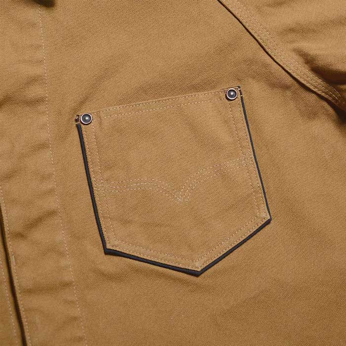 デラックスウエア 7641A 40s DUCKSBUCK ダックスバック ダックキャンバス メンズ 11oz 長袖 シャツ
