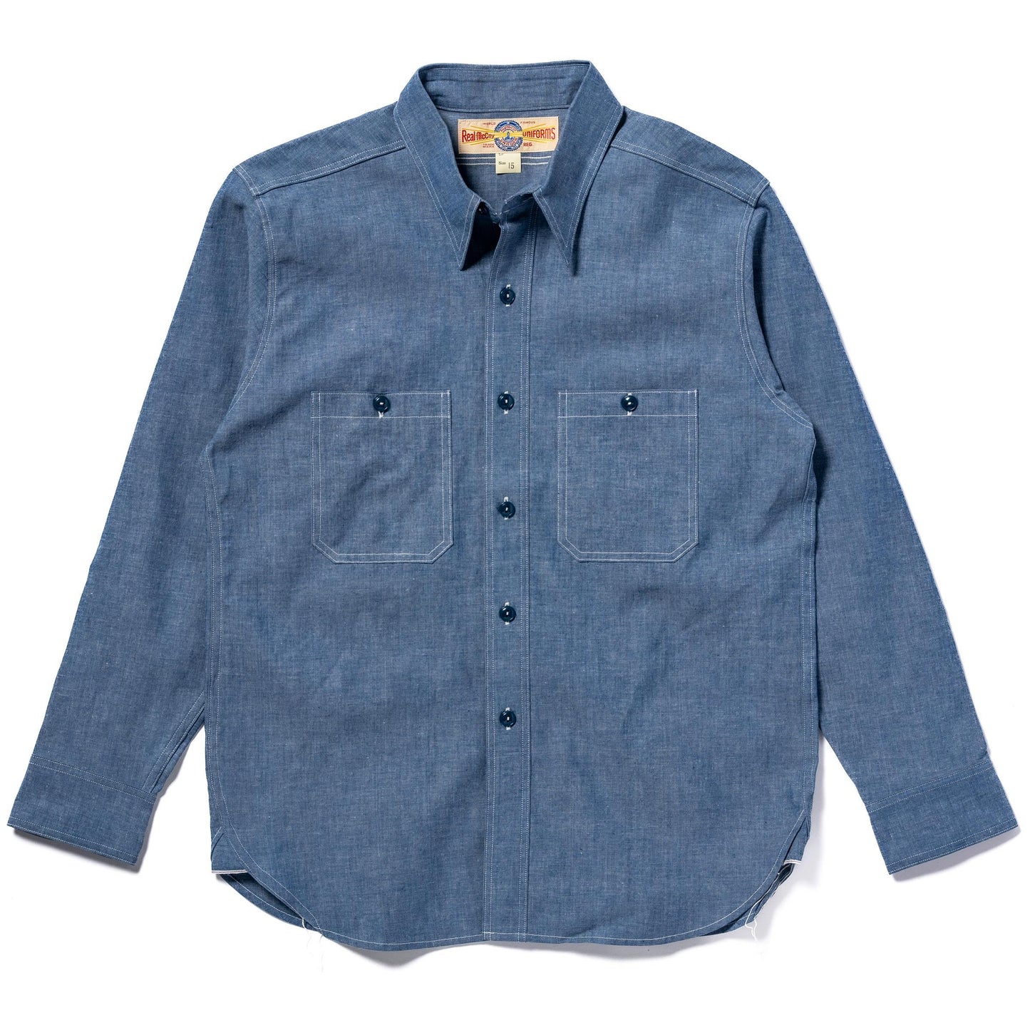 U.S. NAVY CHAMBRAY SHIRT L/S (MODIFY)