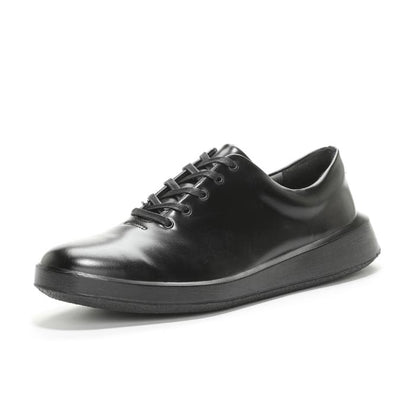 シナリ SR013 KIO ブラック ユニセックス スニーカー シューズ 清 軽量 レザー 天然皮革 ビジネスシューズ
