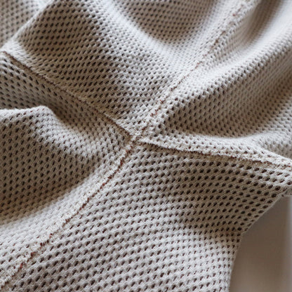 ループアンドウェフト LRH1036 DOUBLE FACE HEX HONEYCOMB HENLEY NECK THERMAL V.IVORY ヘンリーネックサーマル ヴィンテージアイボリー メンズ