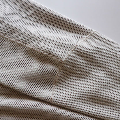 ループアンドウェフト LRH1036 DOUBLE FACE HEX HONEYCOMB HENLEY NECK THERMAL V.IVORY ヘンリーネックサーマル ヴィンテージアイボリー メンズ