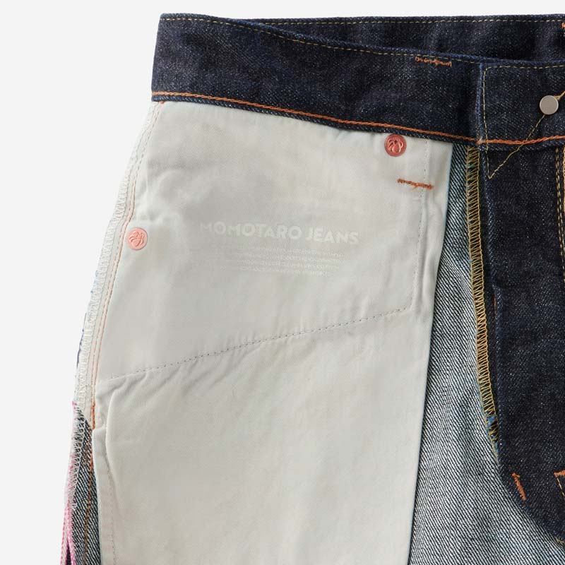 桃太郎ジーンズ MMJB0201 #200 CLASSIC TAPERED TOKUNO BLUE 15.7oz ボタンフライ クラシック テーパード メンズ デニム ジーンズ