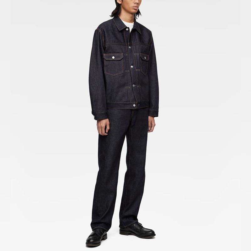 桃太郎ジーンズ MMJZ0100 #100 STANDARD STRAIGHT TOKUNO BLUE 14.7oz ジッパーフライ スタンダードストレート メンズ デニム ジーンズ