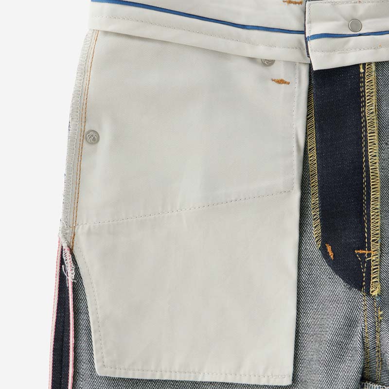 桃太郎ジーンズ MMJZ0100 #100 STANDARD STRAIGHT TOKUNO BLUE 14.7oz ジッパーフライ スタンダードストレート メンズ デニム ジーンズ