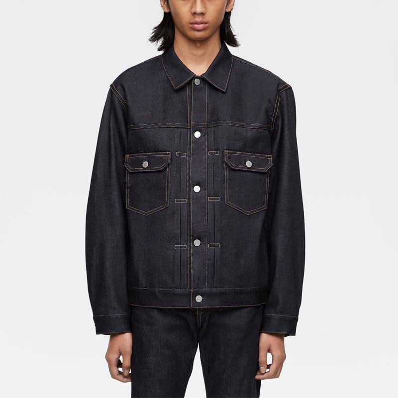 桃太郎ジーンズ MMGJ0002 #002 STANDARD DENIM JACKET TOKUNO BLUE 14.7ozスタンダードデニムジャケット セカンドタイプ メンズ アウター ジャケット