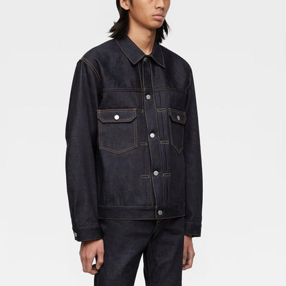 桃太郎ジーンズ MMGJ0002 #002 STANDARD DENIM JACKET TOKUNO BLUE 14.7ozスタンダードデニムジャケット セカンドタイプ メンズ アウター ジャケット