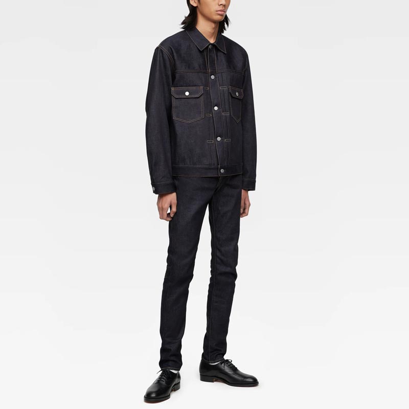 桃太郎ジーンズ MMGJ0002 #002 STANDARD DENIM JACKET TOKUNO BLUE 14.7ozスタンダードデニムジャケット セカンドタイプ メンズ アウター ジャケット