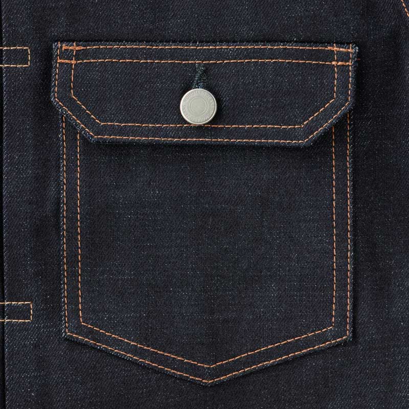 桃太郎ジーンズ MMGJ0002 #002 STANDARD DENIM JACKET TOKUNO BLUE 14.7ozスタンダードデニムジャケット セカンドタイプ メンズ アウター ジャケット