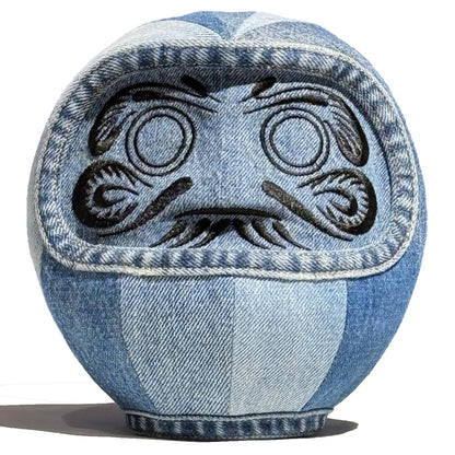 アップサイクルアートだるま　DENIM:E