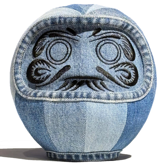 アップサイクルアートだるま　DENIM:E