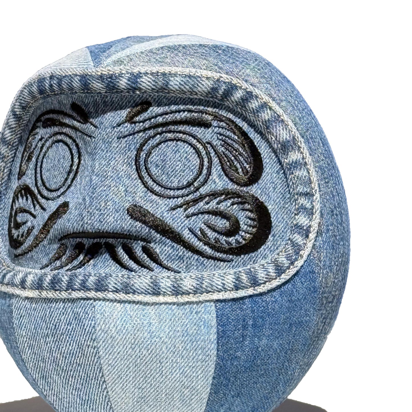 アップサイクルアートだるま　DENIM:E