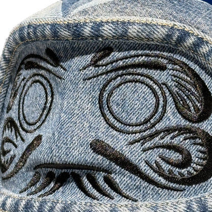 アップサイクルアートだるま　DENIM:E