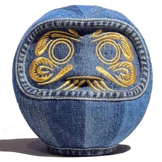 アップサイクルアートだるま　DENIM:D