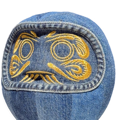 アップサイクルアートだるま　DENIM:D