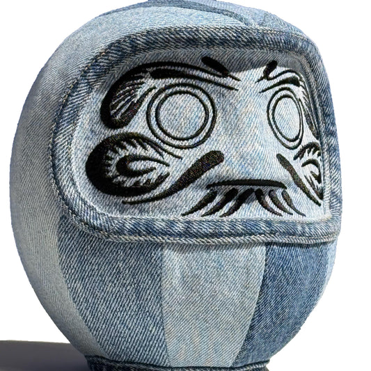 アップサイクルアートだるま　DENIM:C