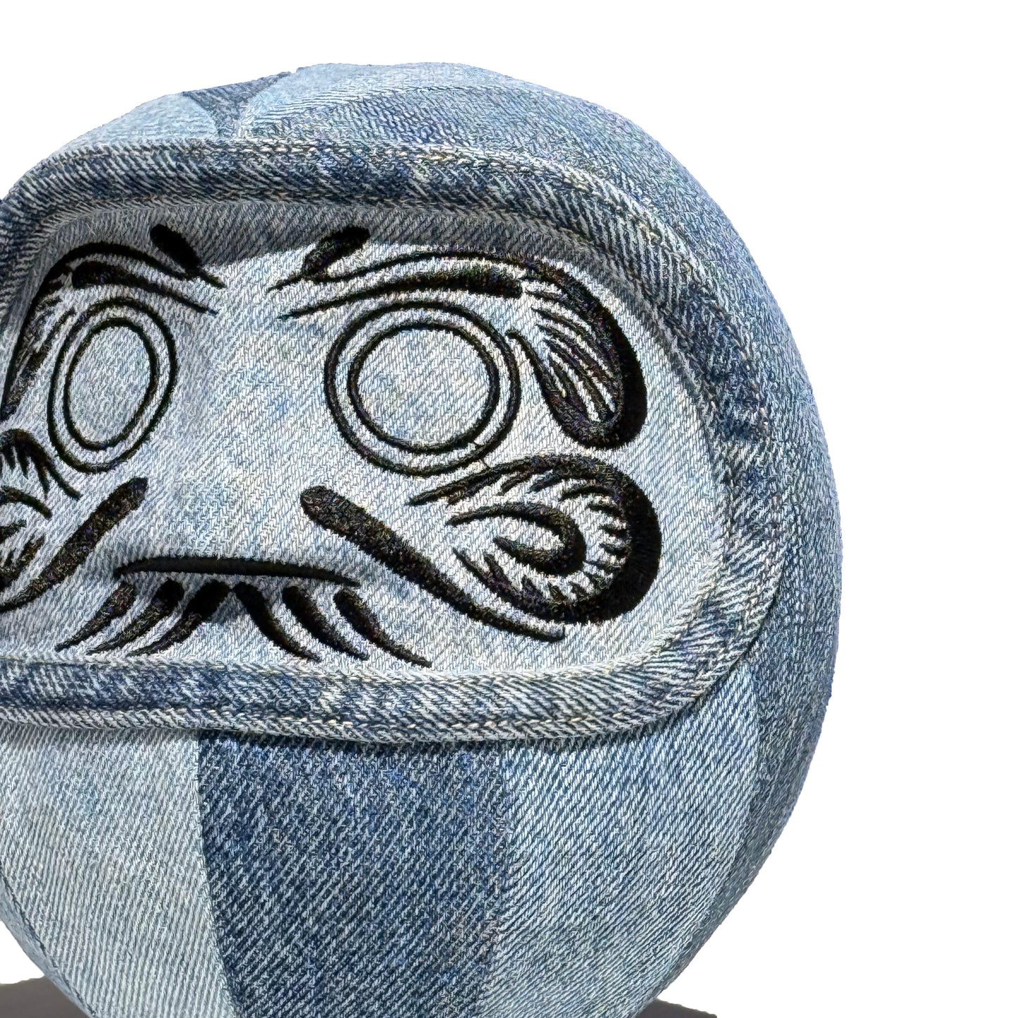 アップサイクルアートだるま　DENIM:C