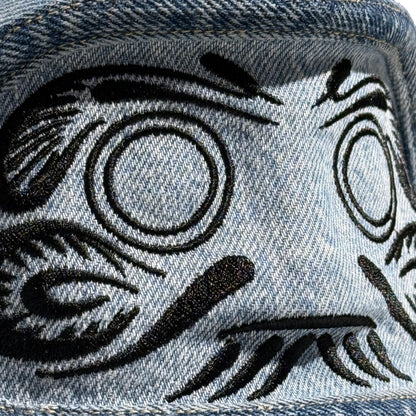 アップサイクルアートだるま　DENIM:C