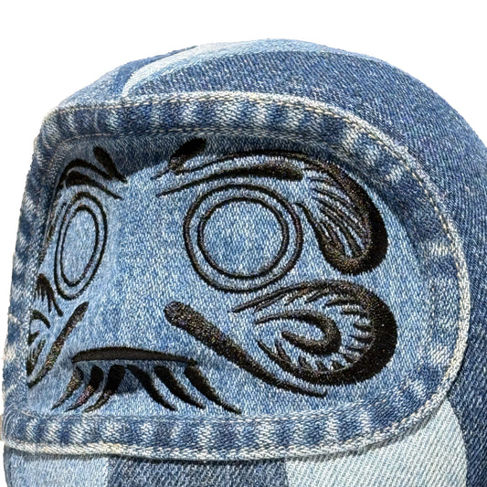 アップサイクルアートだるま　DENIM:A