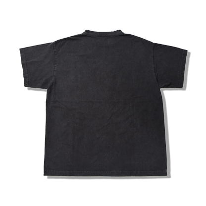 フルカウント 5024-2 Billiards 後染黒色 プリント Tシャツ ブラック
