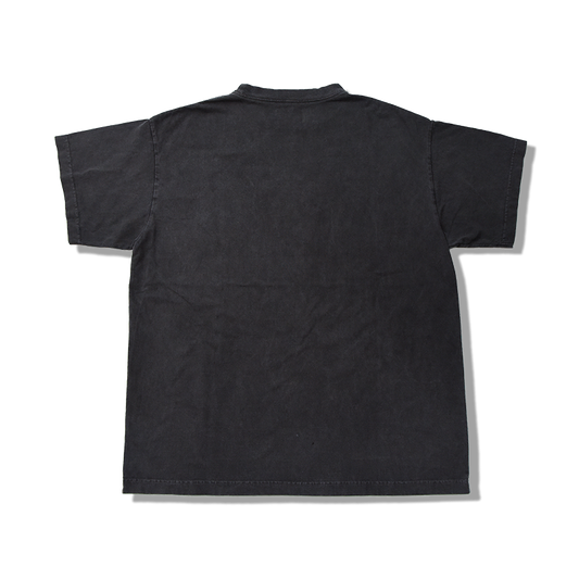 フルカウント 5024-2 Billiards 後染黒色 プリント Tシャツ ブラック