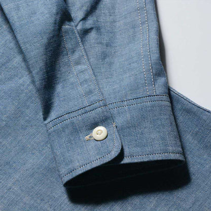 25SS デラックスウエア 7623 56 INDIGO CHAMBRAY インディゴ ワンウォッシュ メンズ 長袖 シャンブレー シャツ