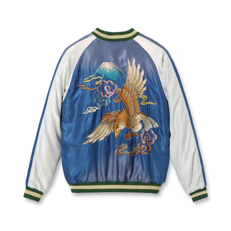 テーラー東洋 Lot No. TT15683-119 Early 1950s Style Acetate Souvenir Jacket “DRAGON HEAD” × “EAGLE” (AGING MODEL)