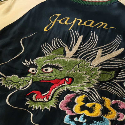 テーラー東洋 Lot No. TT15683-119 Early 1950s Style Acetate Souvenir Jacket “DRAGON HEAD” × “EAGLE” (AGING MODEL)