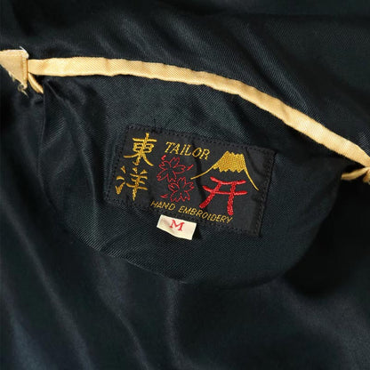 テーラー東洋 Lot No. TT15683-119 Early 1950s Style Acetate Souvenir Jacket “DRAGON HEAD” × “EAGLE” (AGING MODEL)