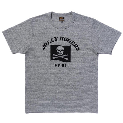 ザ リアルマッコイズ MC25006 MILITARY TEE / VF61 グレー 020 メンズミリタリー 半袖 Tシャツ JOLLY ROGERS