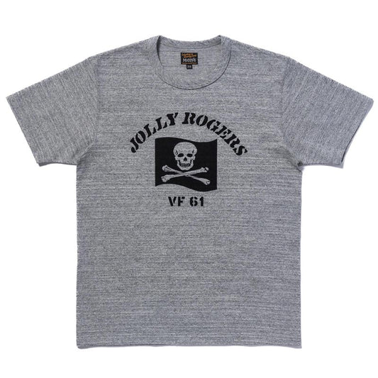 ザ リアルマッコイズ MC25006 MILITARY TEE / VF61 グレー 020 メンズミリタリー 半袖 Tシャツ JOLLY ROGERS