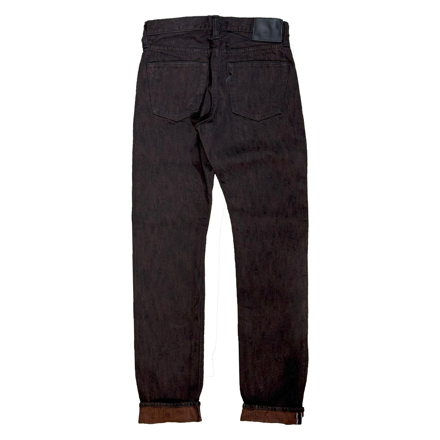 15oz Black x kakishibu  Extra Slub Relaxed Tapered