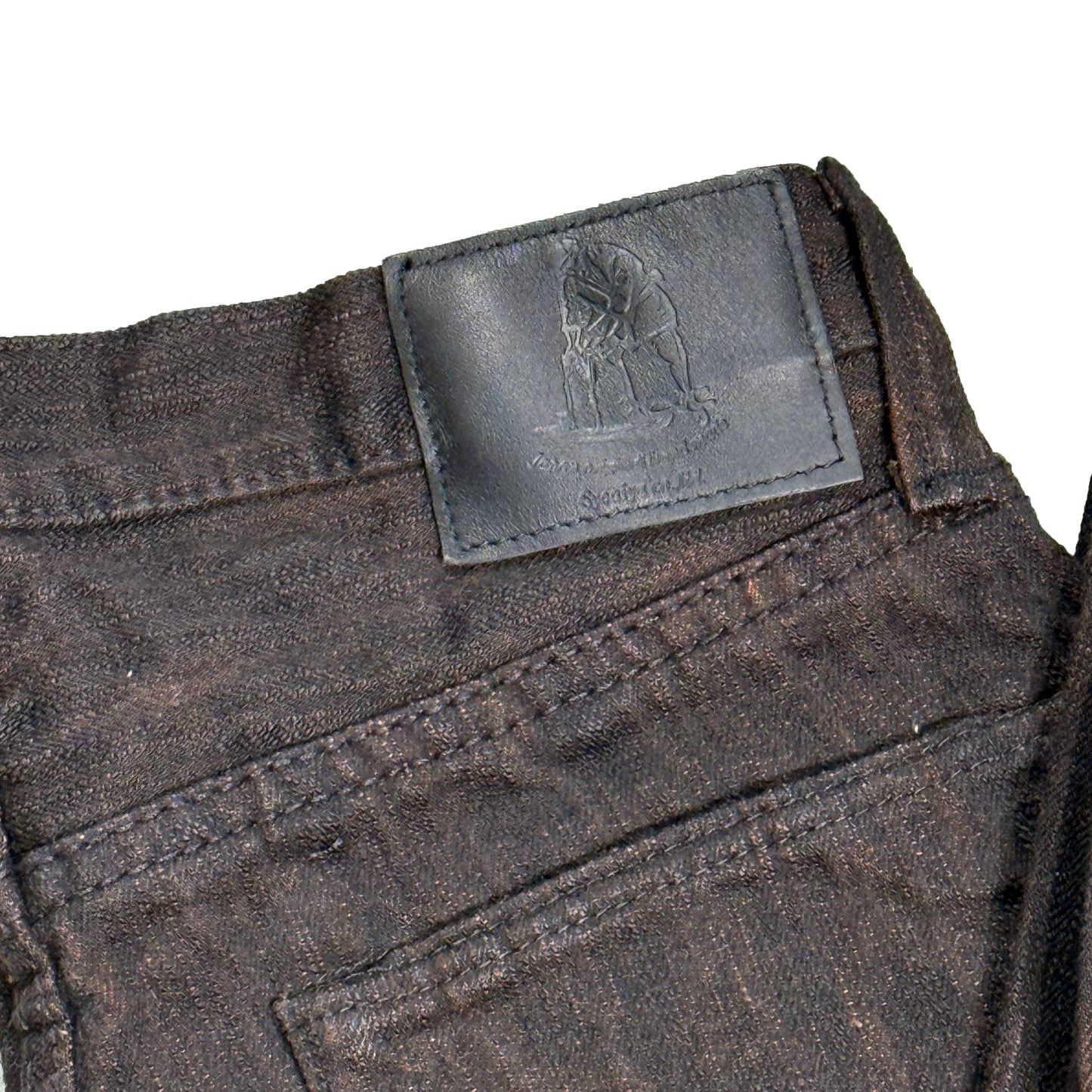 15oz Black x kakishibu  Extra Slub Regular Straight