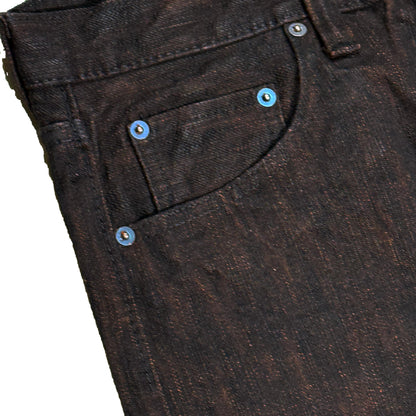 15oz Black x kakishibu  Extra Slub Regular Straight