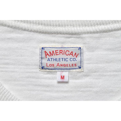 ザ リアルマッコイズ MC23010 AMERICAN ATHLETIC TEE / CAMP CROFT ミルク メンズ 半袖 プリント Tシャツ ミリタリー