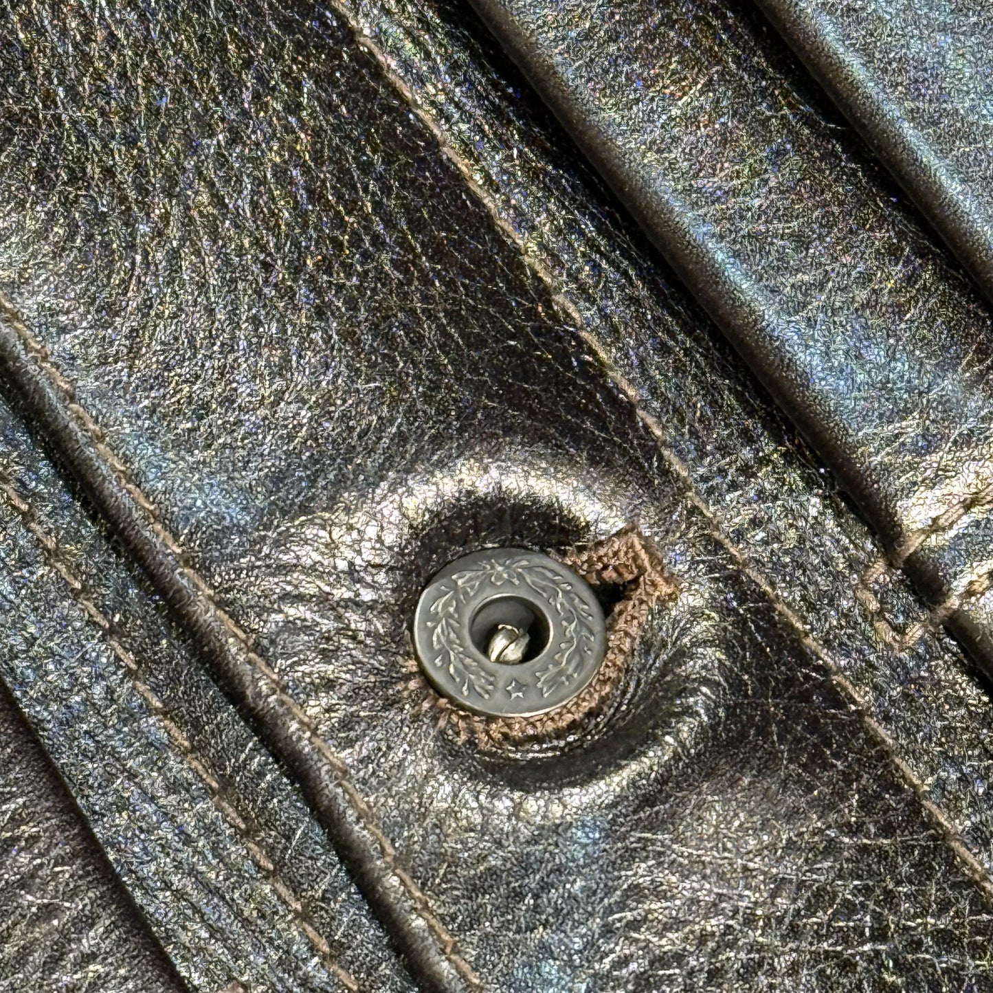 Y'2LEATHER×UNIQUE JEAN STORE別注企画【COTAN[PEKO]】ブラック メンズ レザー ジャケット ファーストタイプ