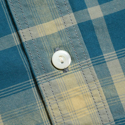 デラックスウエア LV-28 60s CHECK PATTERN スルーチェックシャツ NAVY